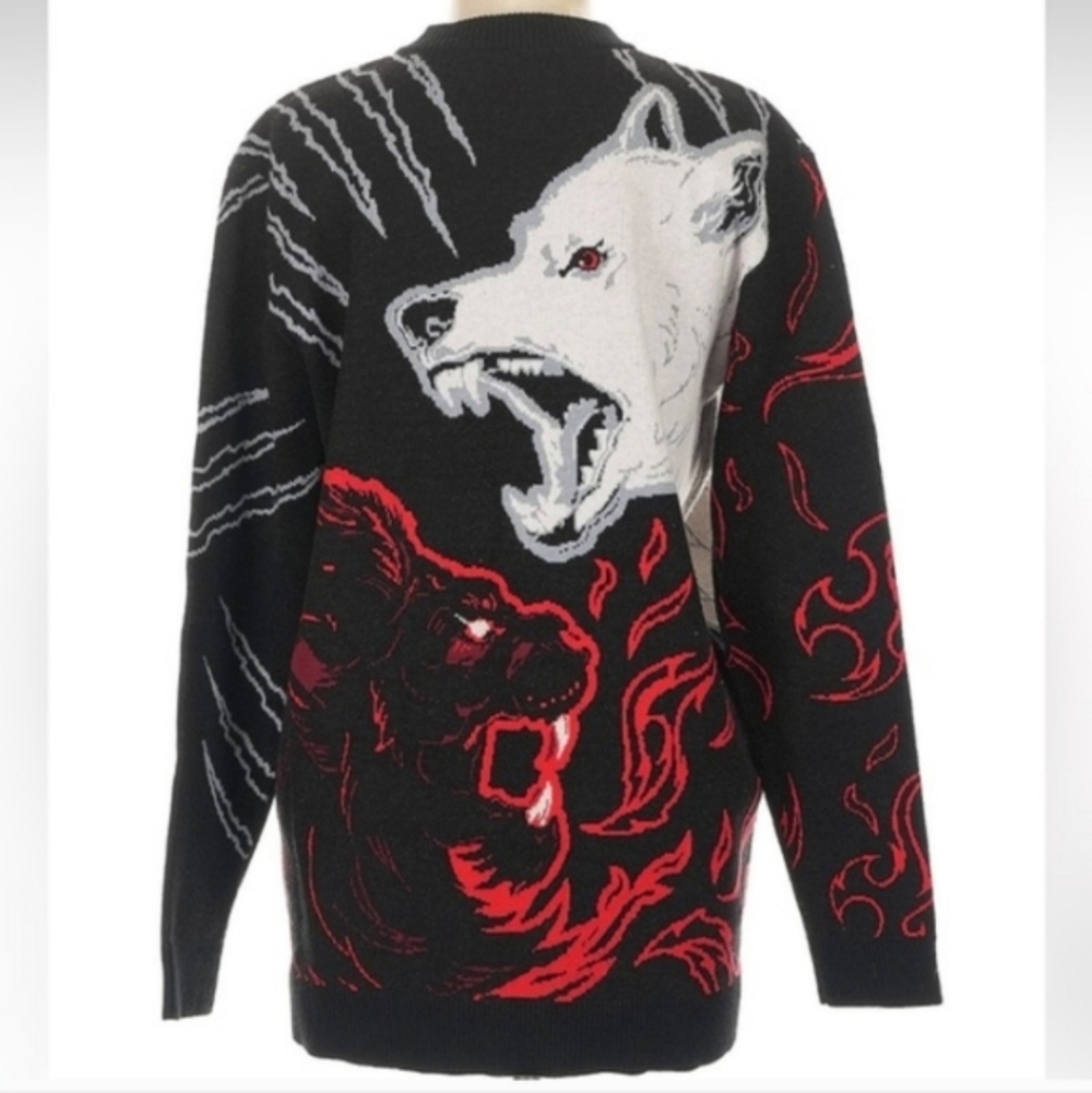 NWT RARE Game Of Thrones Stark Sweater M/L - Picture 3 of 3